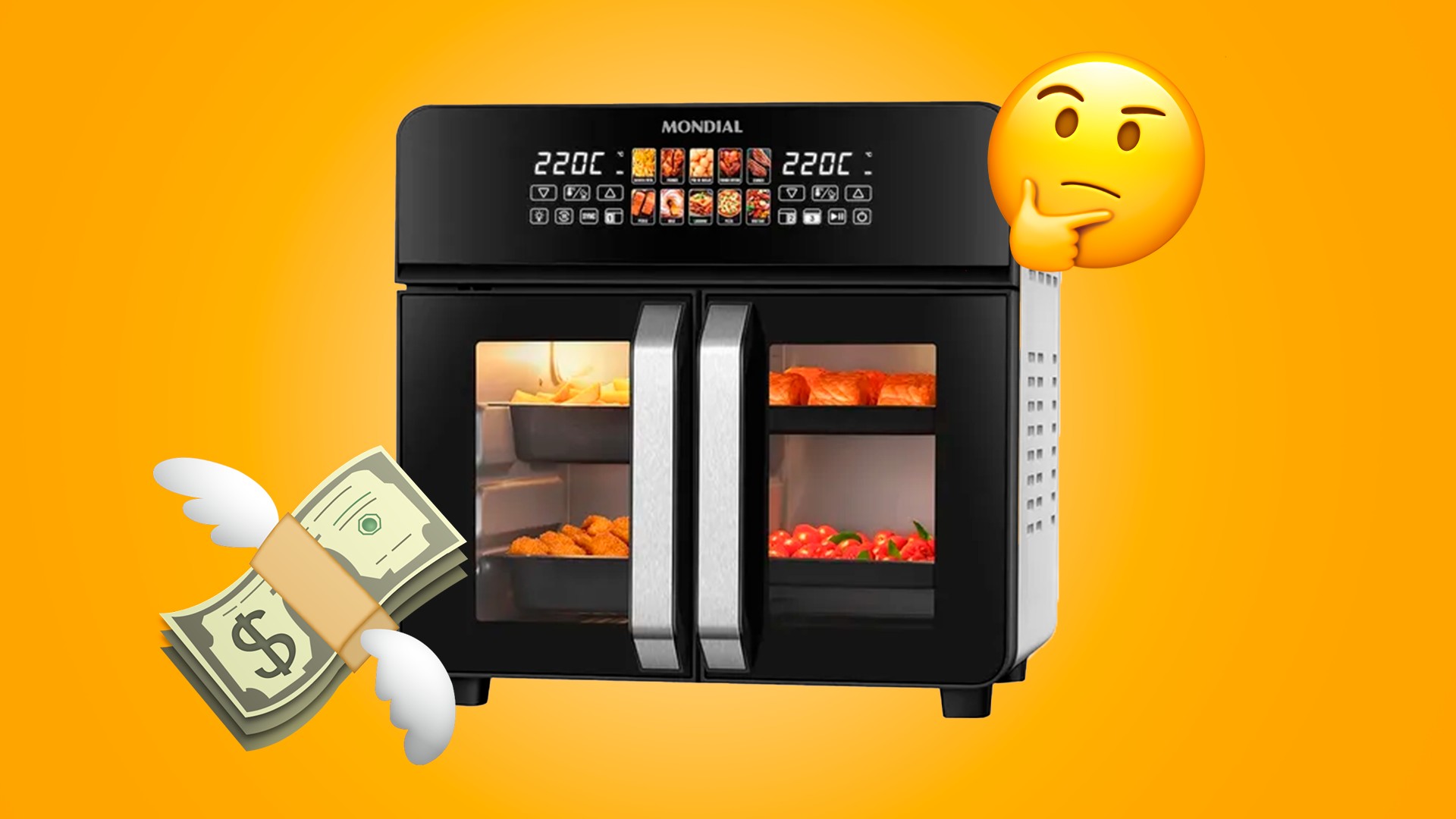 Air Fryer Forno 25L French Door Mondial: é boa? Conheça o modelo